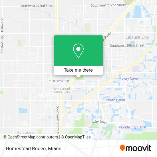 Homestead Rodeo map