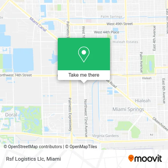 Rsf Logistics Llc map