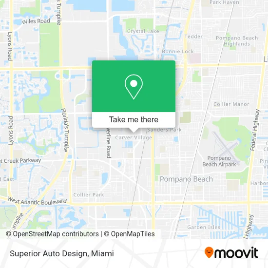 Superior Auto Design map