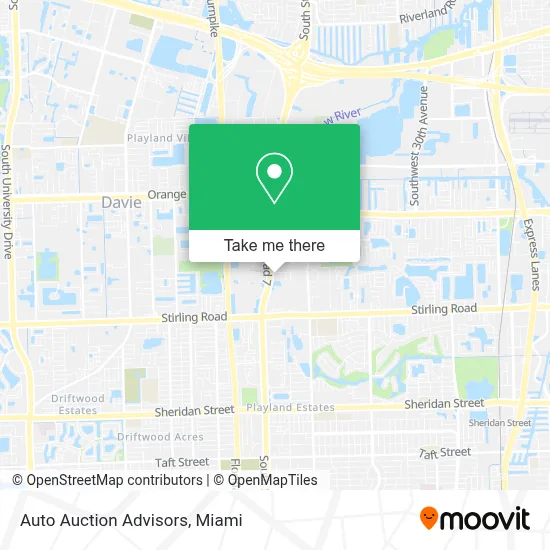 Auto Auction Advisors map