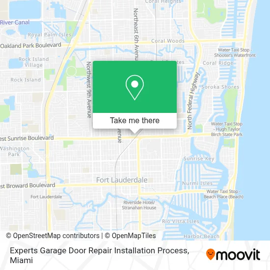 Experts Garage Door Repair Installation Process map