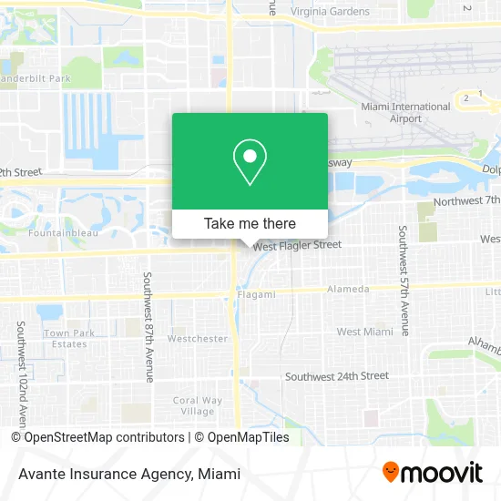 Avante Insurance Agency map