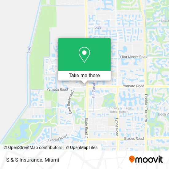 S & S Insurance map