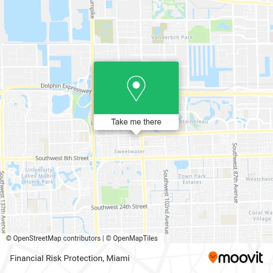 Financial Risk Protection map