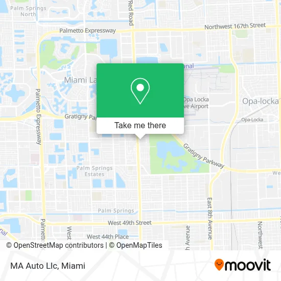 MA Auto Llc map