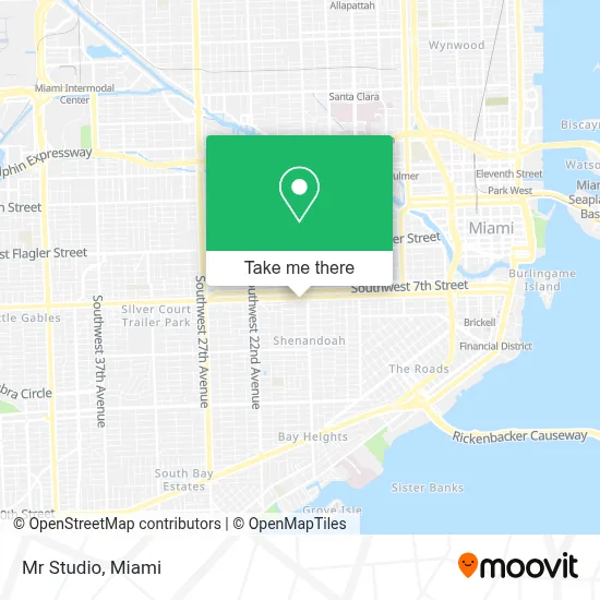 Mr Studio map