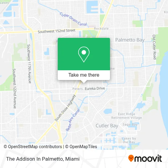 The Addison In Palmetto map