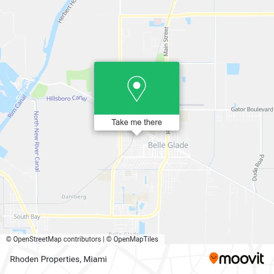 Rhoden Properties map