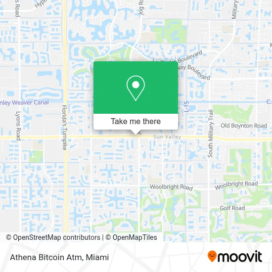Athena Bitcoin Atm map