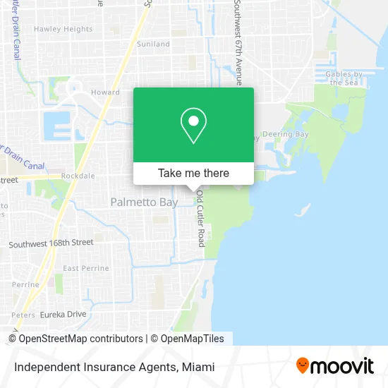 Independent Insurance Agents map