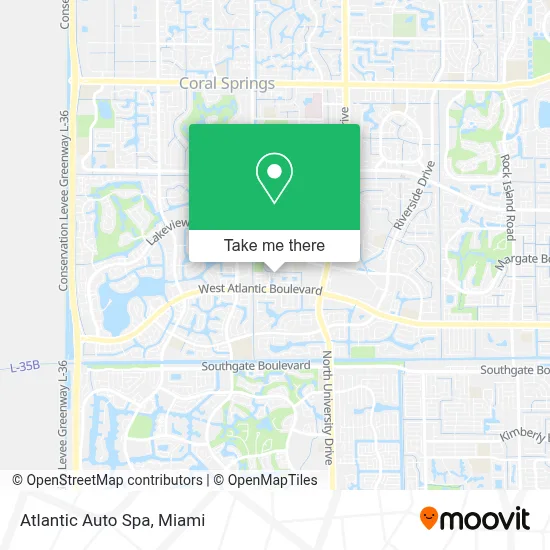 Atlantic Auto Spa map