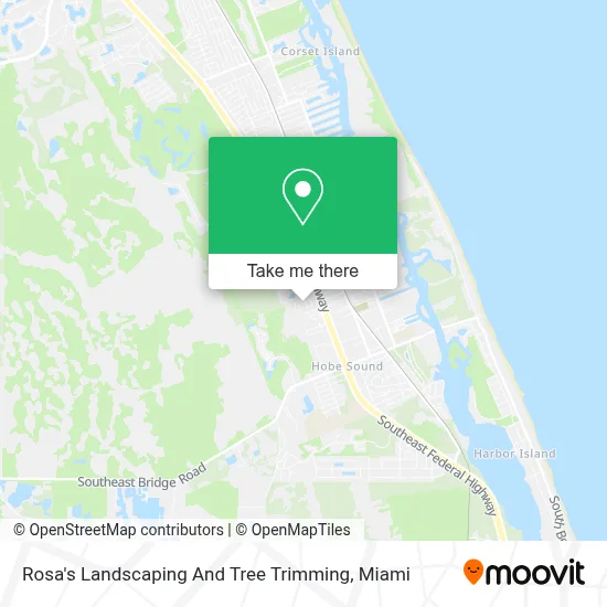 Rosa's Landscaping And Tree Trimming map