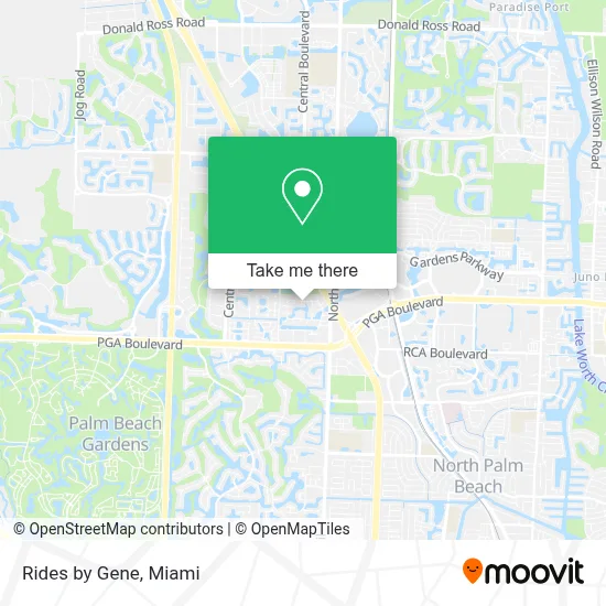 Rides by Gene map