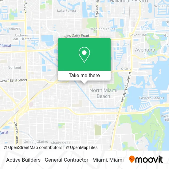 Active Builders - General Contractor - Miami map