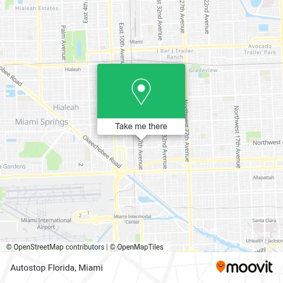 Autostop Florida map