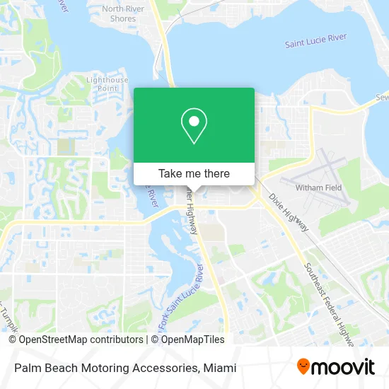 Palm Beach Motoring Accessories map