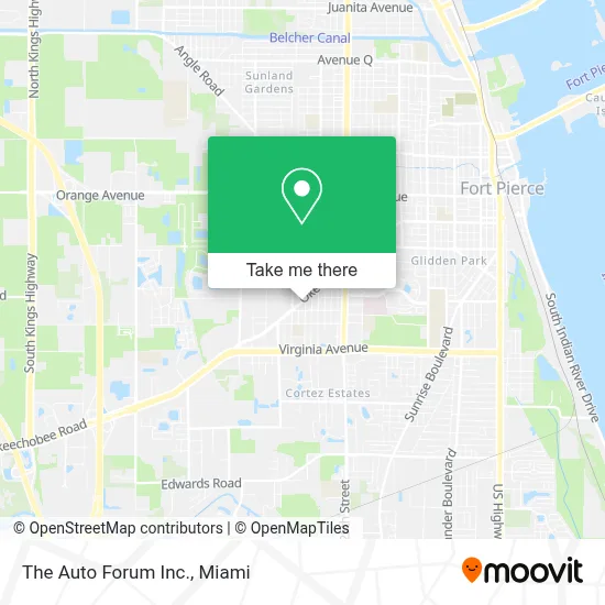 The Auto Forum Inc. map