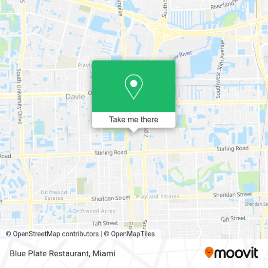 Blue Plate Restaurant map