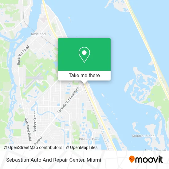 Sebastian Auto And Repair Center map