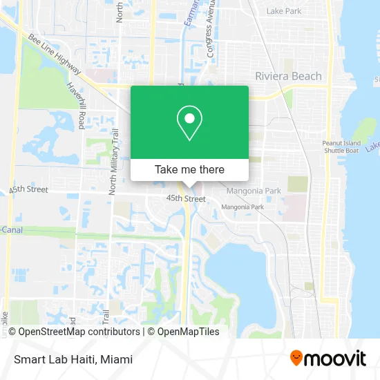 Smart Lab Haiti map