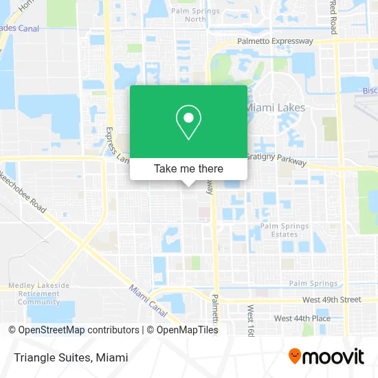 Triangle Suites map