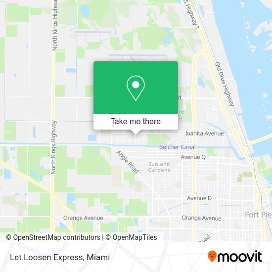 Let Loosen Express map