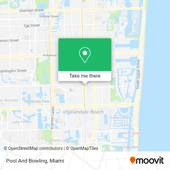 Pool And Bowling map