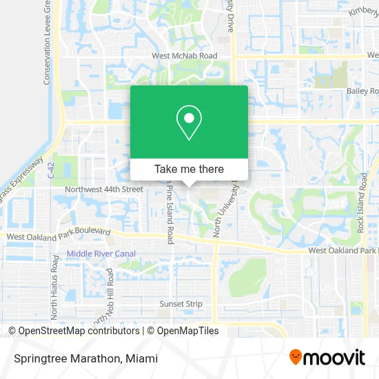 Springtree Marathon map