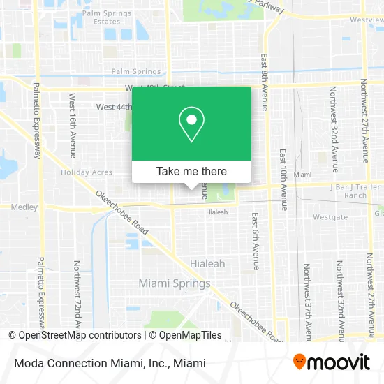 Moda Connection Miami, Inc. map