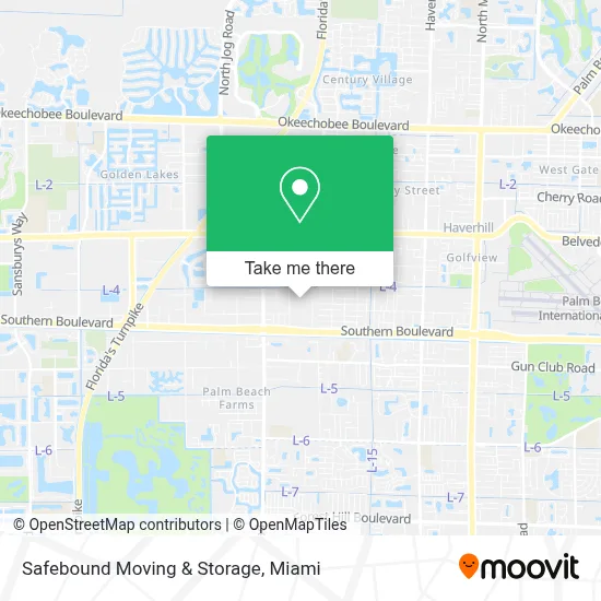 Safebound Moving & Storage map