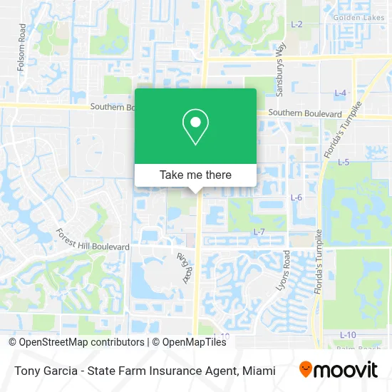Tony Garcia - State Farm Insurance Agent map
