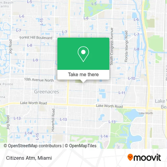 Citizens Atm map