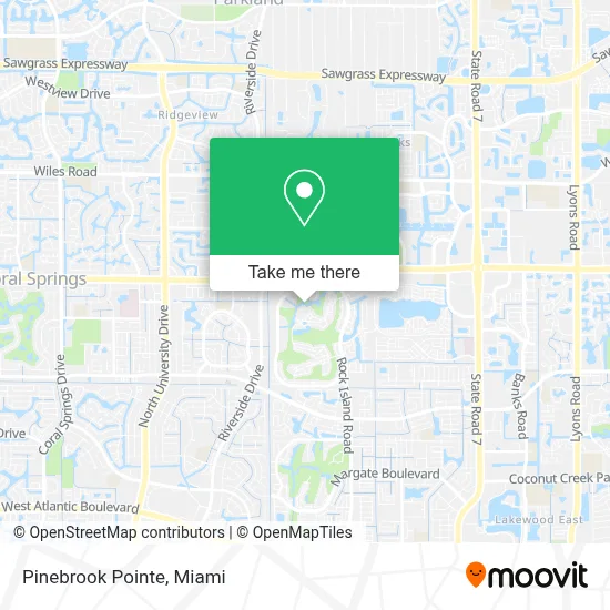 Pinebrook Pointe map