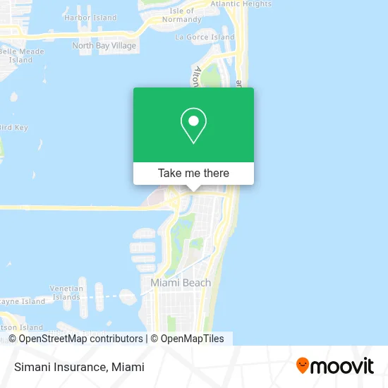 Simani Insurance map