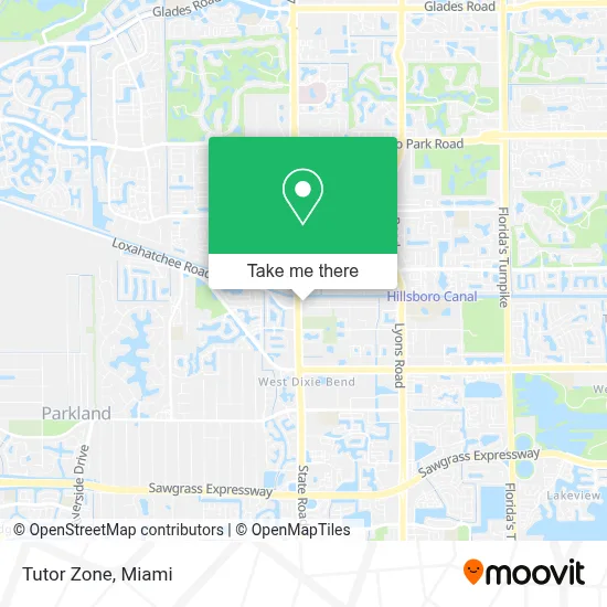 Tutor Zone map