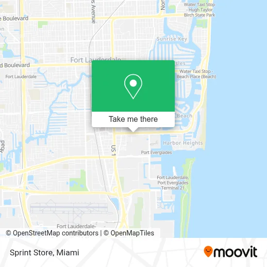 Sprint Store map