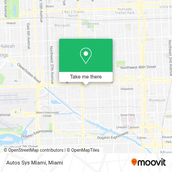 Autos Sys Miami map