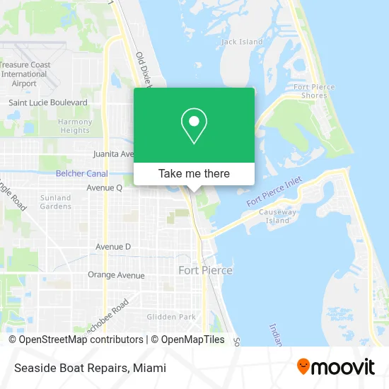 Seaside Boat Repairs map