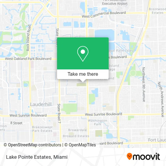 Lake Pointe Estates map