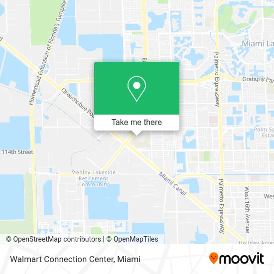 Walmart Connection Center map