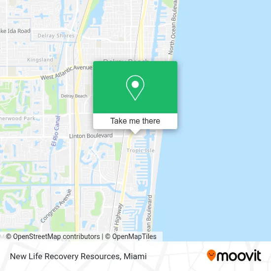 New Life Recovery Resources map