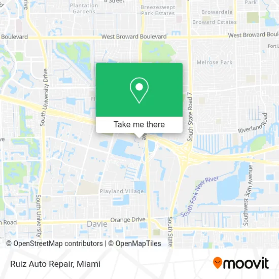Ruiz Auto Repair map