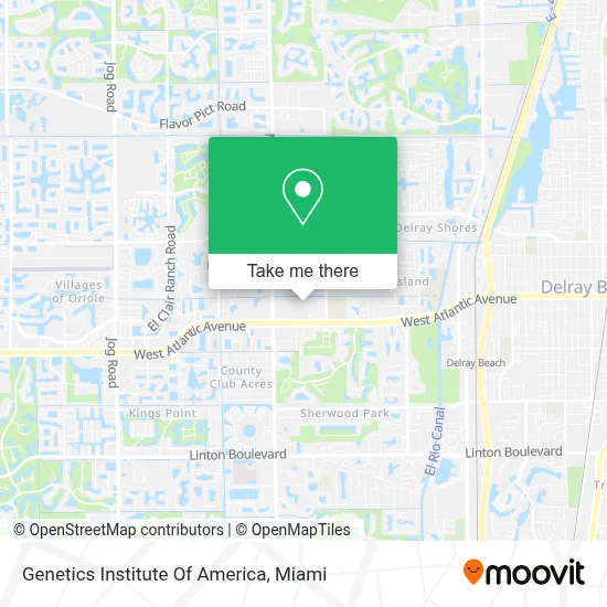 Genetics Institute Of America map