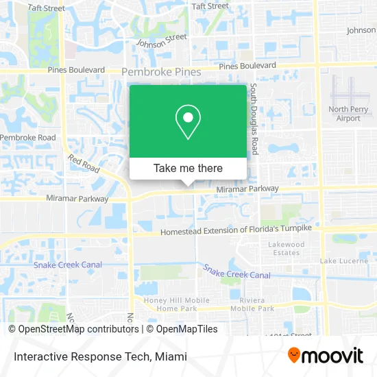 Interactive Response Tech map