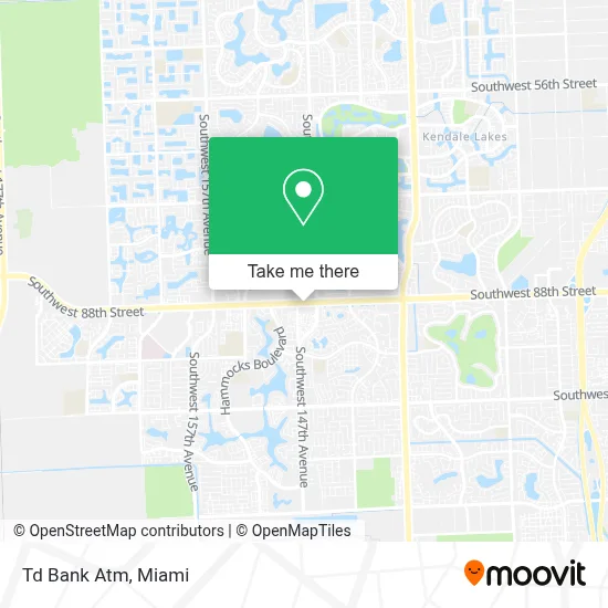 Td Bank Atm map