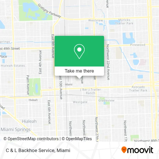 C & L Backhoe Service map