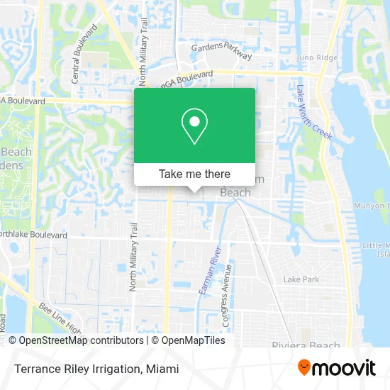 Terrance Riley Irrigation map