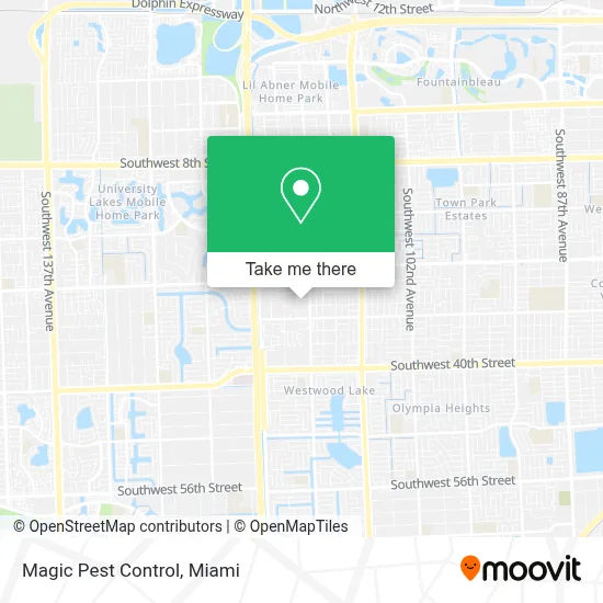 Magic Pest Control map