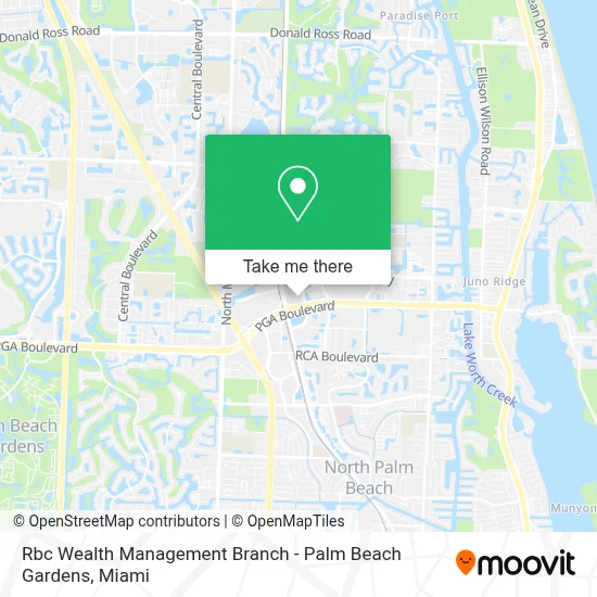 Rbc Wealth Management Branch - Palm Beach Gardens map