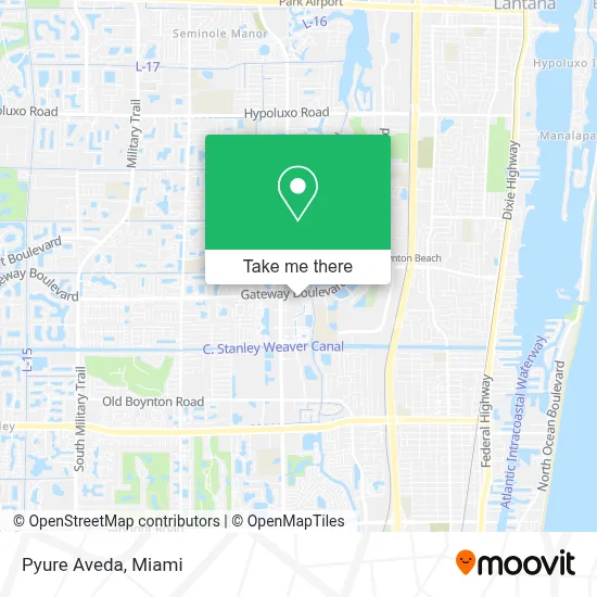 Pyure Aveda map